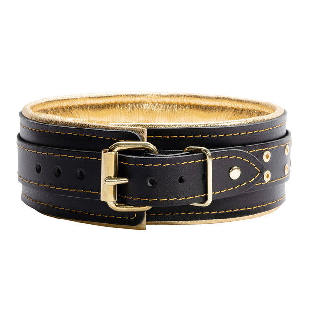Theodora Luxury Golden Collar and Leash