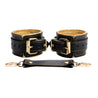 Theodora Luxury Leather Padded Bondage Cuffs