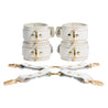 Goldie Luxury White Leather Bondage Complete Kit
