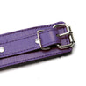 Berlin Purple Leather BDSM Collar Detail