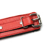 Berlin Leather BDSM Collar Red Detail