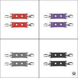 Berlin Leather Bondage Cuff Connectors with Swivel Clips