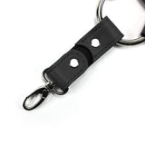 Berlin BDSM Chain Lead Hogtie Black Leather Detail Clip
