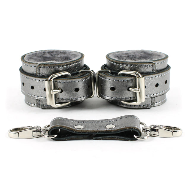 Gaius High-End Special Edition Cuffs with Matching Faux Fur Lining and Cuff Connectors