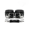 Black locking bdsm cuffs