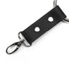 Leather BDSM Hogtie black stitching