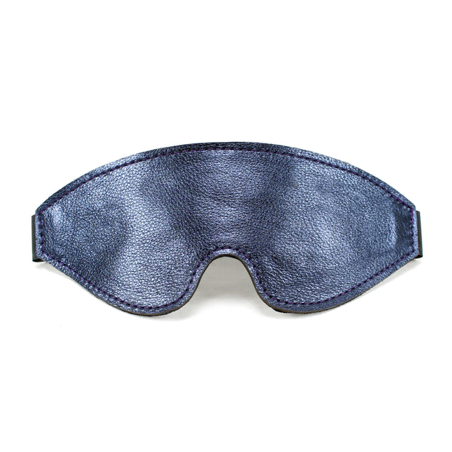Sonya Luxury Sapphire Leather BDSM Blindfold Special Edition