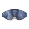 Sonya Luxury Sapphire Blue Metallic Leather BDSM Blindfold