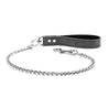Lena luxury grey suede handle BDSM lead