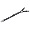 Luxury Leather 3-point hogtie black stitching