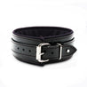 High-end-luxury-vegan-bondage-collar-black-back