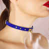 Daphne Luxury Suede Bondage Day Collar