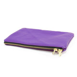 High-end leather sex toy storage case purple