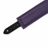 Luxury Padded Lambskin Leather BDSM Collar Purple Lambskin Liner