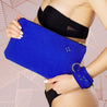 Luxury Blue Suede BDSM Toy Storage Case