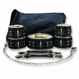 Luxury Metallic Leather Bondage Collection
